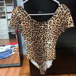Forever 21 Cheetah Print Body Suit
